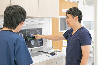 技工士の立ち会い イメージ